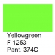 F 1253 Meissner Palette, geel-groen, 100 gram