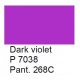 P 7038 Meissner Palette, donkerviolet, 100 gram