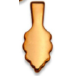 Aanraku boomblad hanger klein, 1 stuks