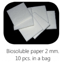 Biosoluble fibre scheidingsmateriaal 48 x 48 mm, 2 mm dik Biosoluble fibre scheidingsmateriaal 48 x 48 mm, 2 mm dik