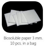 Biosoluble fibre scheidingsmateriaal 48 x 48 mm, 3 mm dik