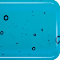 Baoli HotPot glas COE 90, transparant 20 x 18 cm blauw Baoli HotPot glas COE 90, transparant 20 x 18 cm blauw
