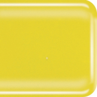 Baoli HotPot glas COE 90, opaal 20 x 18 cm  geel