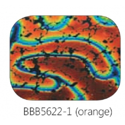 Baoli Dichroic glasplaatje COE90, regenboogpatroon 5622, 1 mm Baoli Dichroic glasplaatje COE90, regenboogpatroon 5622, 1 mm