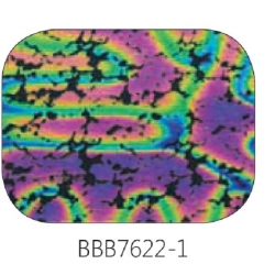 Baoli Dichroic glasplaatje COE90, regenboogpatroon 7622, 1 mm dik Baoli Dichroic glasplaatje COE90, regenboogpatroon 7622, 1 mm dik