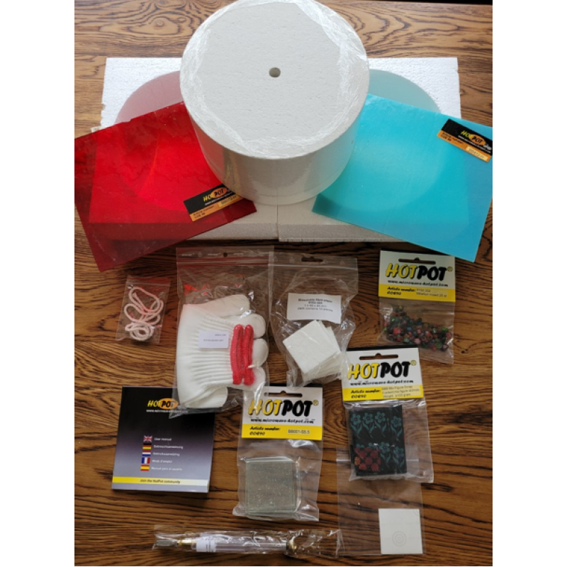 HotBox startpakket nummer 1 inclusief een Hotpot  Large (13 cm doorsnede) en toebehoren